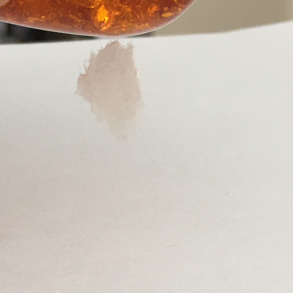 Man made honey amber gold plated sterling silver pendant - Picture 8 of 9